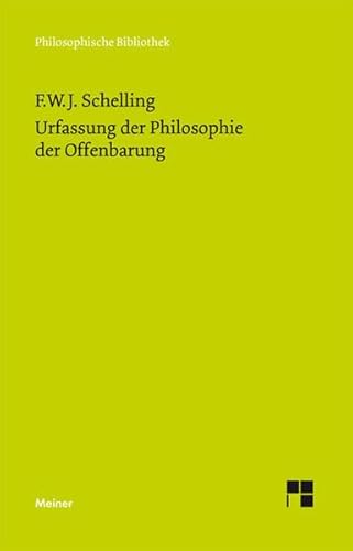 Urfassung der Philosophie der Offenbarung (9783787316861) by [???]