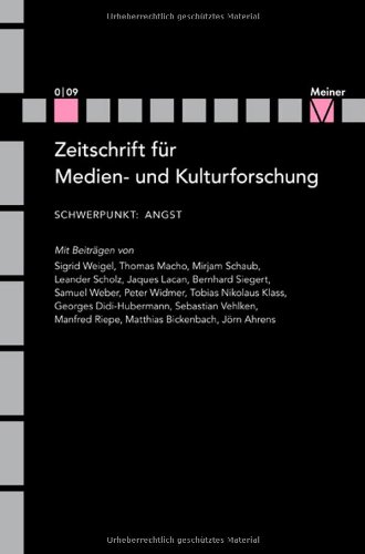 Stock image for Schwerpunkt Angst (Zeitschrift fur Medien- und Kulturforschung, Heft 0, 2009) for sale by Katsumi-san Co.