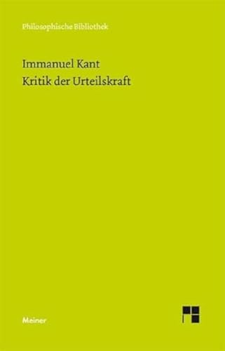 Stock image for Kritik Der Urteilskraft for sale by Revaluation Books