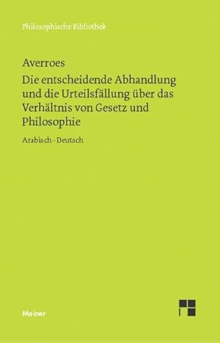 Imagen de archivo de Die entscheidende Abhandlung und die Urteilsfllung ber das Verhltnis von Gesetz und Philosophie -Language: german a la venta por GreatBookPrices