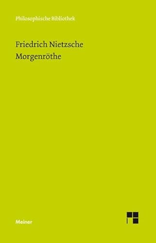 Stock image for Morgenrthe (Neue Ausgabe 1887) for sale by medimops