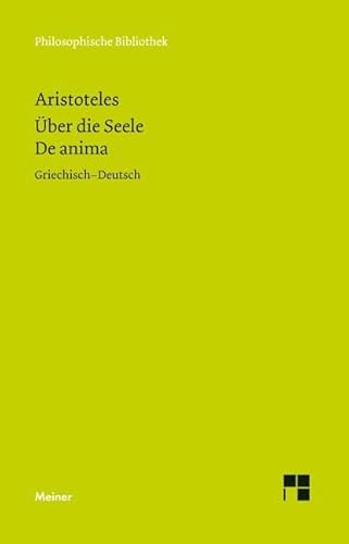 9783787327898: ber die Seele. De anima: 681