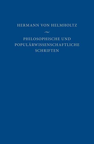 9783787328963: Philosophische und populrwissenschaftliche Schriften 3 Bnde