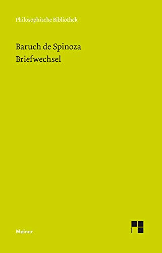 Beispielbild fr Spinoza, B: Smtliche Werke, Bd. 6: Briefwechsel zum Verkauf von Blackwell's