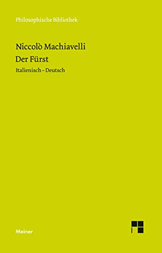 Imagen de archivo de Der Frst -Language: german a la venta por GreatBookPrices