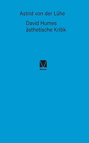 Stock image for David Humes sthetische Kritik (German Edition) for sale by Lucky's Textbooks