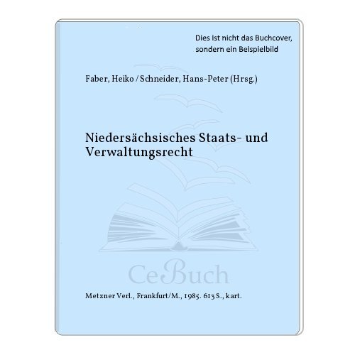 Beispielbild fr Niederschsisches Staats- und Verwaltungsrecht zum Verkauf von Celler Versandantiquariat