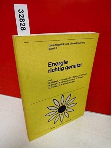 Stock image for Energie richtig genutzt for sale by Kultgut