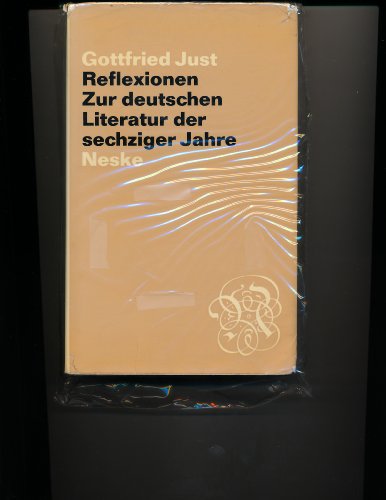 reflexionen zur deutschen literatur der sechziger jahre.