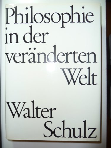 9783788500269: Philosophie in der Vernderten Welt