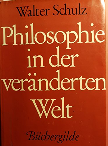 9783788500474: Philosophie in der vernderten Welt