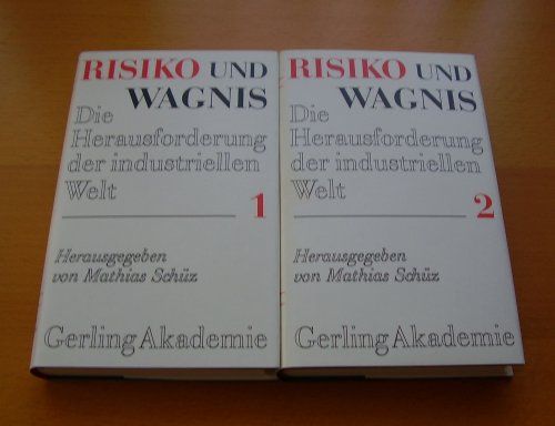 Beispielbild fr Risiko und Wagnis Die Herausforderung der industriellen Welt zum Verkauf von NEPO UG