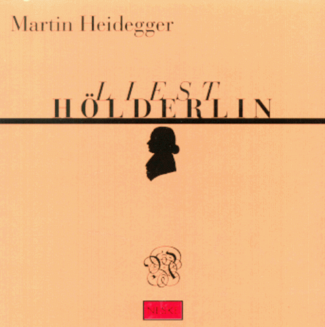 Imagen de archivo de Martin Heidegger liest Hlderlin. CD a la venta por medimops