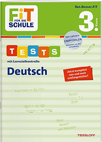 Stock image for FiT FR DIE SCHULE. Tests mit Lernzielkontrolle. Deutsch 3. Klasse (Fit fr die Schule / Das kann ich!) for sale by medimops