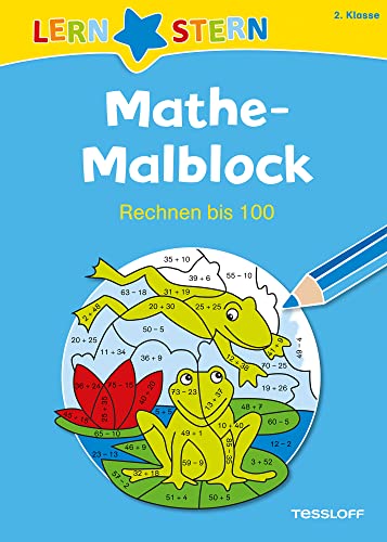 9783788625207: Lernstern: Mathe-Malblock 2. Klasse. Rechnen bis 100