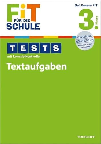 FiT FÜR DIE SCHULE: Tests mit Lernzielkontrolle. Textaufgaben 3. Klasse - Werner Zenker