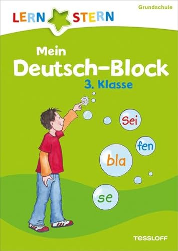 Beispielbild fr Mein Deutsch-Block 3. Klasse: Wortspiele, Bilderrtsel, Scherzfragen (LERNSTERN) zum Verkauf von medimops