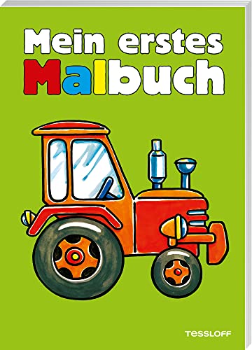 9783788630522: Mein erstes Malbuch Fahrzeuge: Traktor, Bagger, Lkw