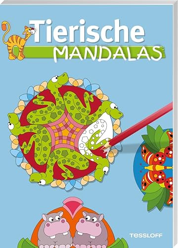 Tierische Mandalas (Malbücher und -blöcke) - Oli Poppins