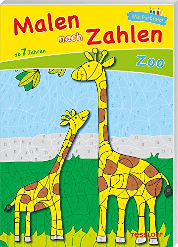 Stock image for Malen nach Zahlen Zoo. Ab 7 Jahren -Language: german for sale by GreatBookPrices