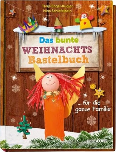 Stock image for Das bunte Weihnachts-Bastelbuch . fr die ganze Familie (Rtsel-, Spiel- und Beschftigungsbcher) for sale by medimops