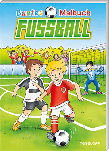 Buntes Malbuch Fußball. Ab 5 Jahren - Stefan Lohr