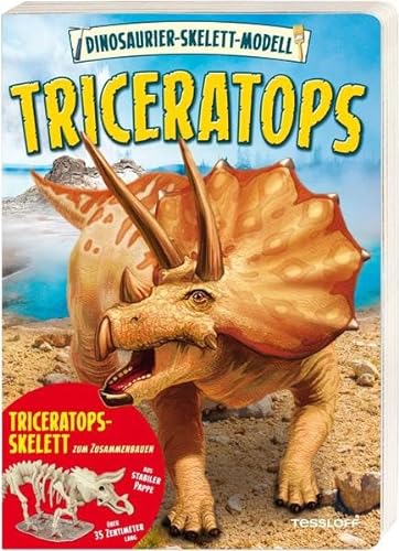 9783788639525: Dinosaurier-Skelett-Modell Triceratops zum Basteln fr Kinder: Fr Fossilienjger ab 6 Jahren