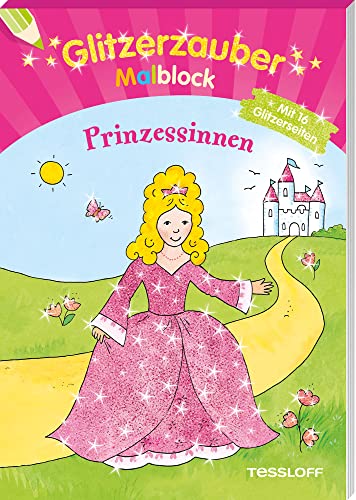 Stock image for Glitzerzauber-Malblock Prinzessinnen -Language: german for sale by GreatBookPrices