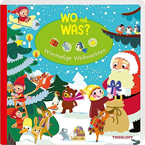 Beispielbild fr WO ist WAS? Wimmelige Weihnachten. Pappebuch fr Kinder ab 2 Jahren (Bilderbuch ab 18 Monate) zum Verkauf von medimops