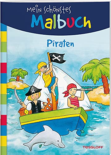 Imagen de archivo de Mein schnstes Malbuch. Piraten. Malen fr Kinder ab 5 Jahren -Language: german a la venta por GreatBookPrices