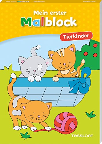Stock image for Mein erster Malblock. Tierkinder -Language: german for sale by GreatBookPrices