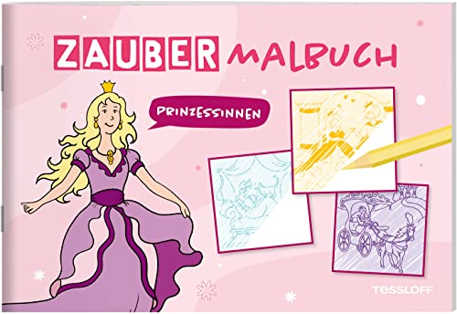 Imagen de archivo de Zaubermalbuch. Prinzessinnen: Mit magischen Zauberseiten a la venta por Revaluation Books