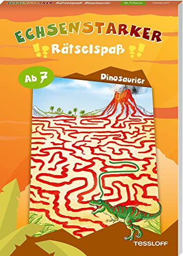 Stock image for Echsenstarker Rtselspa. Dinosaurier: Rtseln fr Kinder ab 7 Jahren for sale by medimops