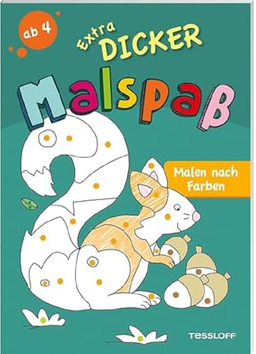 Stock image for Extradicker Malspa. Malen nach Farben: Malspa fr Kindergartenkinder ab 4 Jahren (Malbcher und -blcke) for sale by medimops