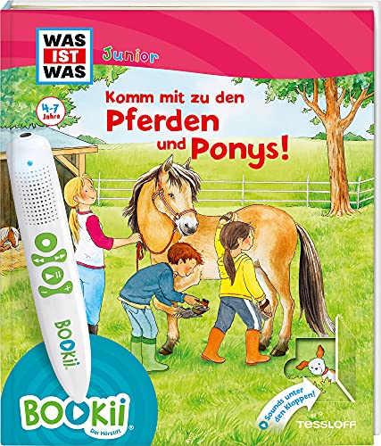 Beispielbild fr BOOKii WAS IST WAS Junior Komm mit zu den Pferden und Ponys!: ber 650 Hrerlebnisse und interaktive Spiele! zum Verkauf von medimops