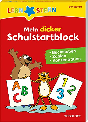 Beispielbild fr LERNSTERN Mein dicker Schulstartblock. Buchstaben, Zahlen, Konzentration zum Verkauf von medimops