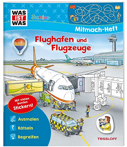 Imagen de archivo de WAS IST WAS Junior Mitmach-Heft Flughafen und Flugzeuge a la venta por GreatBookPrices