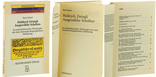 Beispielbild fr Ausgewhlte Schriften. In neuhochdeutscher Wiederegabe mit einer historisch-biographischen Einfhrung. Hrsg. von E. Saxer. zum Verkauf von Mller & Grff e.K.