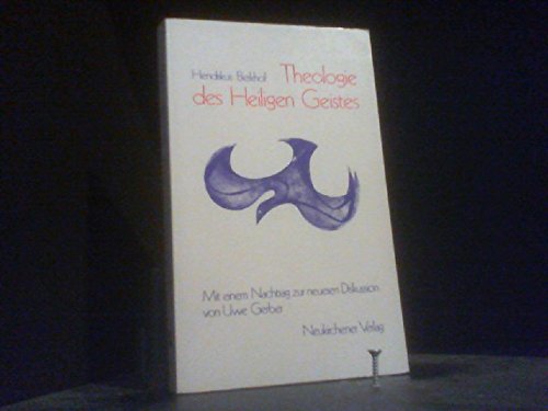 9783788712952: Theologie des Heiligen Geistes