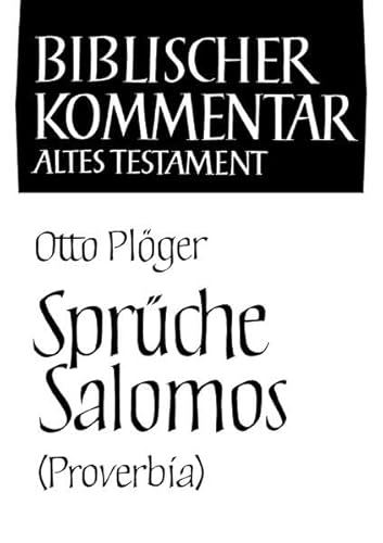 9783788720216: Biblischer Kommentar Altes Testament - Studienausgaben: Studienausgabe: XVII