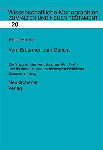 9783788722456: Wissenschaftliche Monographien zum Alten und Neuen Testament: Testament