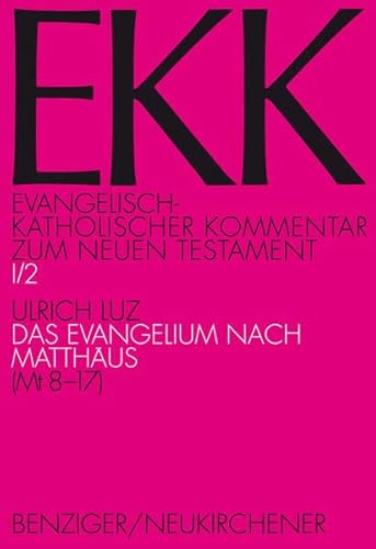 Beispielbild fr Evangelisch-Katholischer Kommentar zum Neuen Testament (EKK), Bd.1/2 : Das Evangelium nach Matthus 8-17 zum Verkauf von medimops