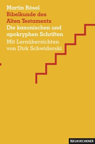 Beispielbild fr Bibelkunde des Alten Testaments: Die kanonischen und apokryphen Schriften zum Verkauf von medimops