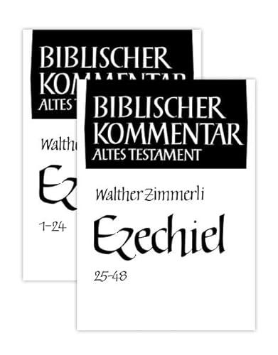 9783788725150: Ezechiel 1-24, 25-48: Studienausgabe (Biblischer Kommentar Altes Testament - Studienausgaben, XIII/1-2) (German Edition)