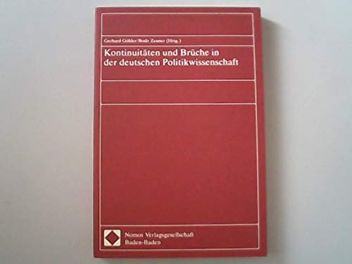 Beispielbild fr Kontinuitten und Brche in der deutschen Politikwissenschaft zum Verkauf von medimops