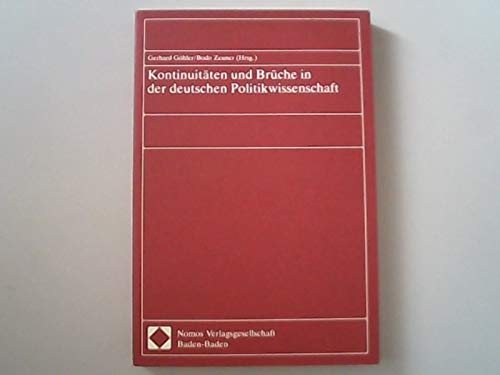 Stock image for Kontinuitten und Brche in der deutschen Politikwissenschaft for sale by medimops