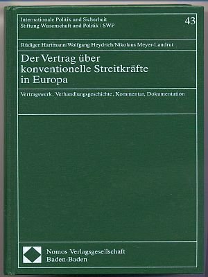 Beispielbild fr Der Vertrag ber konventionelle Streitkrfte in Europa. zum Verkauf von Antiquariat  Werner Haschtmann