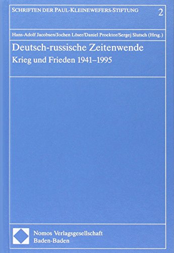 Beispielbild fr Deutsch-russische Zeitenwende. Krieg und Frieden 1941 - 1995. zum Verkauf von Bernhard Kiewel Rare Books