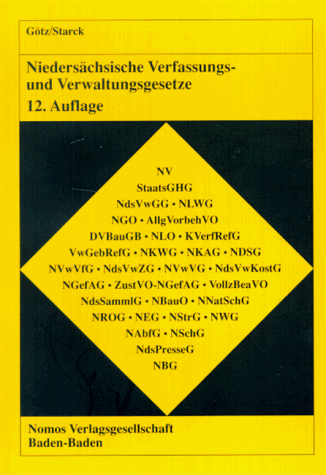 Stock image for Niederschsische Verfassungs- und Verwaltungsgesetze., for sale by Versandantiquariat Harald Gross