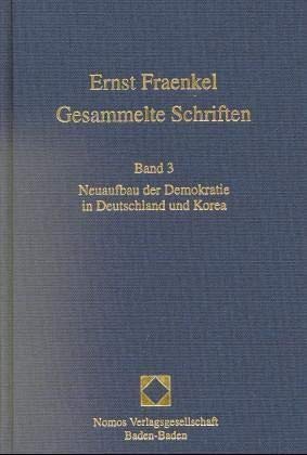 9783789061059: Neuaufbau der Demokratie in Deutschland und Korea